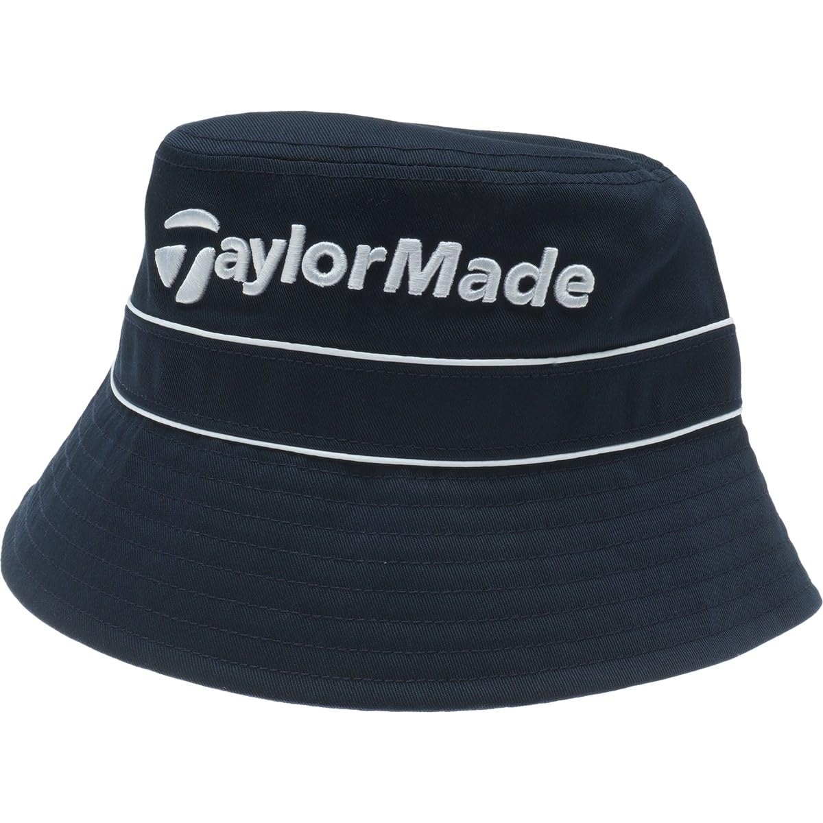 

TaylorMade Men s Navy Lined Bucket Hat, Size 58cm, with Visor, 2025SS UN559