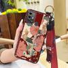 Shockproof Protective Phone Case For ZTE Blade A53 Pro Anti-dust For Mom Wrist Strap Waterproof Back Cover Elderly lady