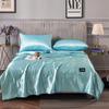 Luxury Summer Ice Silk Air Conditioning Quilt Thin Cooling Blanket Queen Size Bedding Stitch Comforters