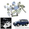 18pcs White Interior LED Lights Package Kit For Jeep Grand Cherokee WJ 1999-2004 Dome Reading License Plate Light