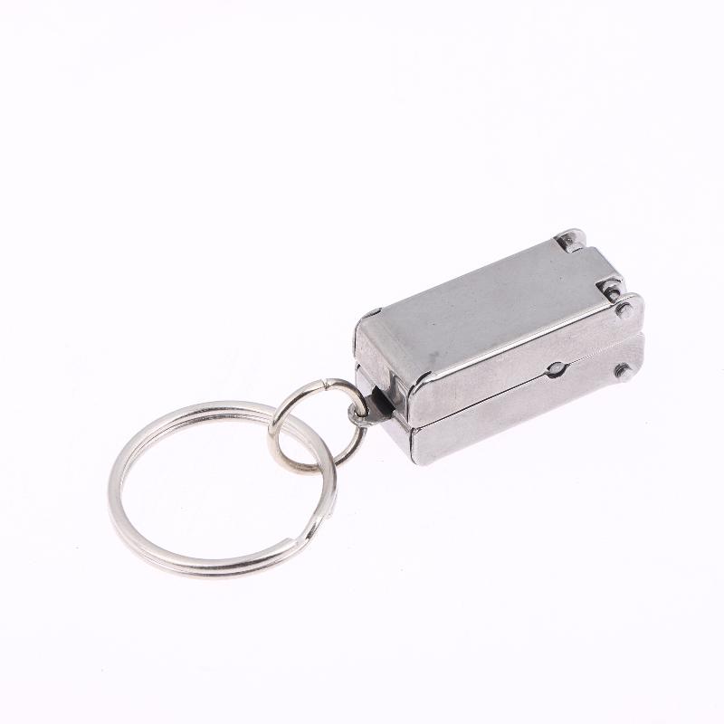 

Stainless Steel Mini Nail Clipper, Nail File Function, Exquisite Foldable Nail Clipper, Portable Luggage Shape Nail Polish Tool as the picture