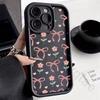 Colorful Bow Print Phone Case For iPhone 11 13 17 15 12 14 Pro Max air Plus SE Soft Matte Cover