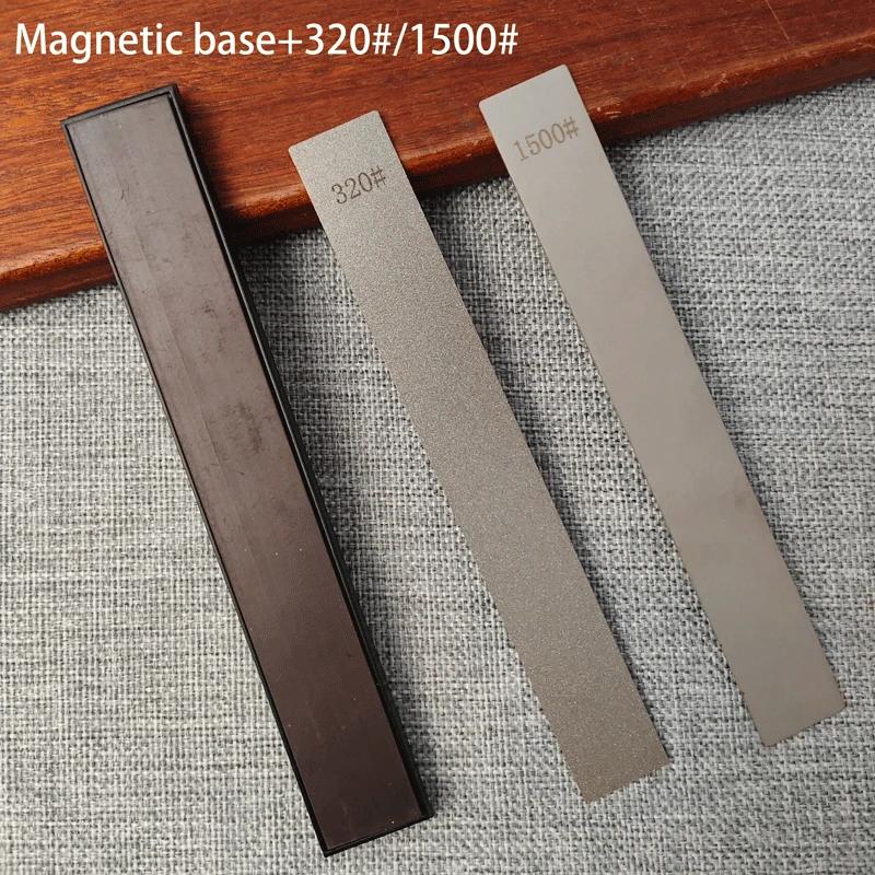 

Алмазный точильный камень для точилки для ножей, фиксированный угол, точильный камень, алмазные доводочные камни, магнитное основание Iron body зелёный