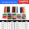 164PCS Multicolor Heat Shrink Tubing Kit for Wire Insulation and Splicing