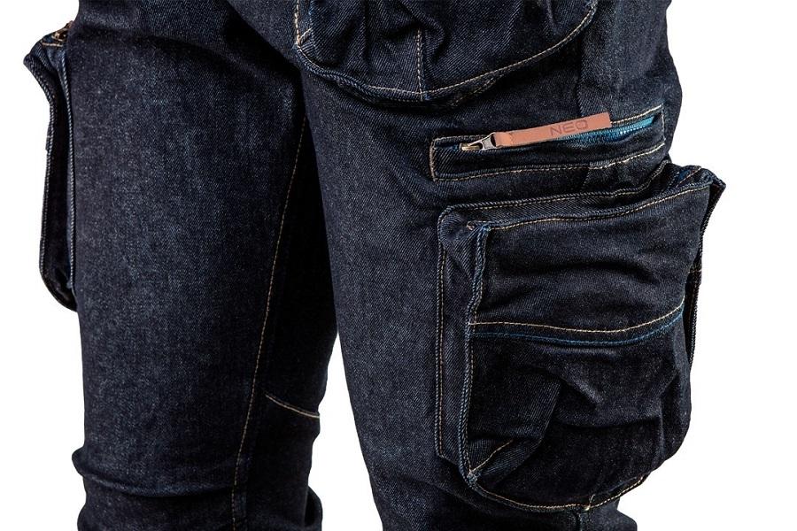 Spodnie Robocze 5-Kieszeniowe Denim Rozmiar Xxl - T N81-229-Xx