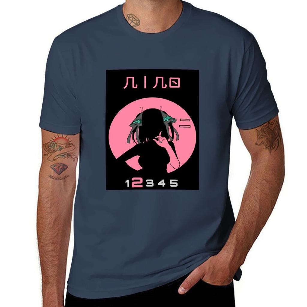 QUINTUPLET ANIME NAKANO NINO STYLE 25 TOUBON Classic Tshirt Blouse Boys Animal Print T Shirts for Men