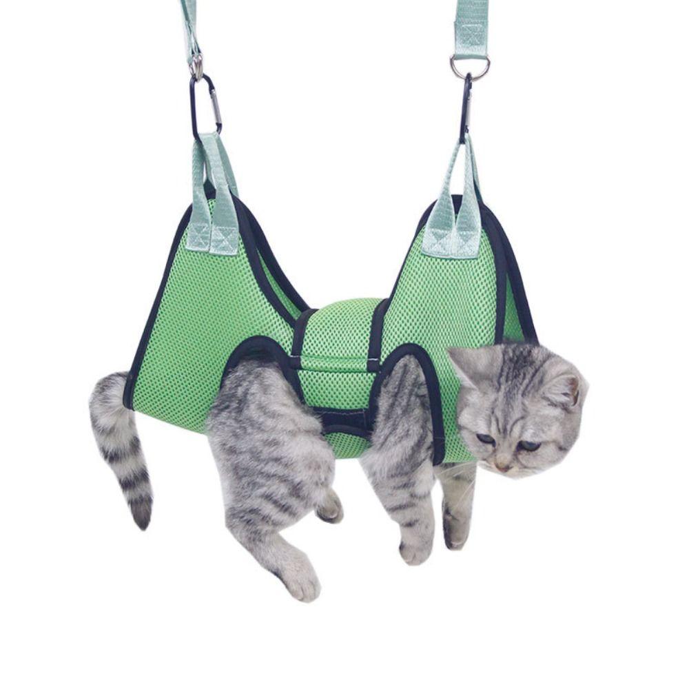 with Security Strap Pet Nail Trimming Hammock Anti Scratch Cat Holder for Grooming  Bathing