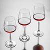 High-Footed Thick Glass Wine Goblets for Banquets