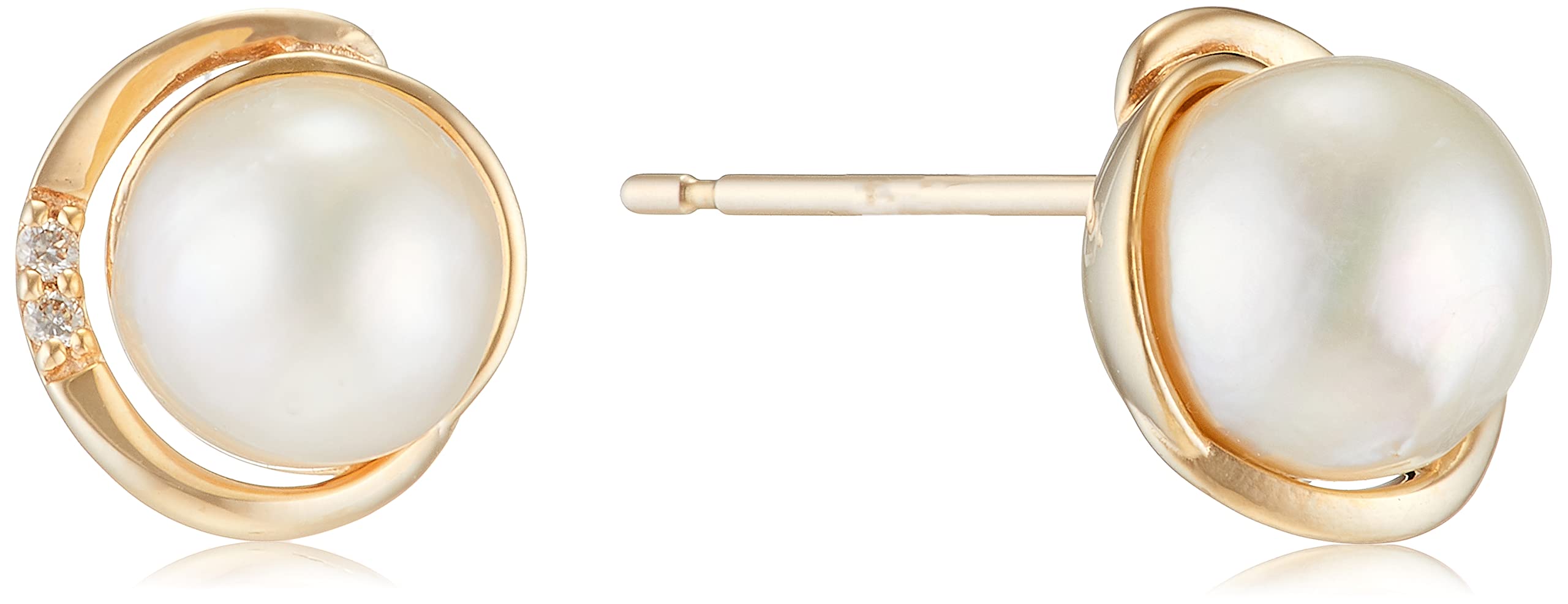 

ESTELLE June Birthstone Akoya Pearl and 10K Yellow Gold Earrings (0242-0587-0019-0000)