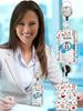 Duty Badge Holder with Retractable Reel,ID Name Tag Badge Carabiner Clip Vertical Card Protector Cover Case for Doctor Nurse