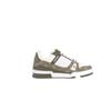 LOUIS VUITTON Trainer Cow Leather Low top Skateboard Shoes Men's Green 1AIKMV