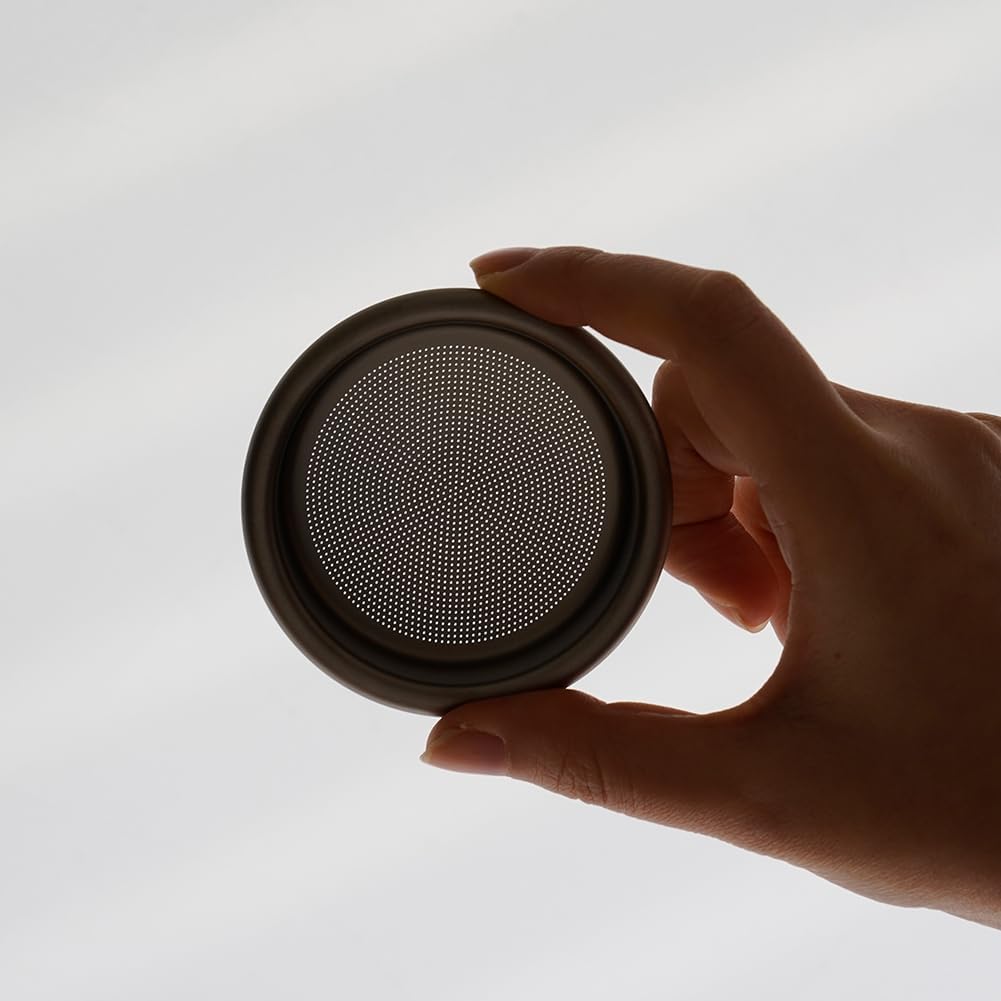 watchget 58mm Espresso Filter Basket, 18-20g Titanium Fritter Basket for Fast and Precise Extraction, Fits Most 58mm Portafilters