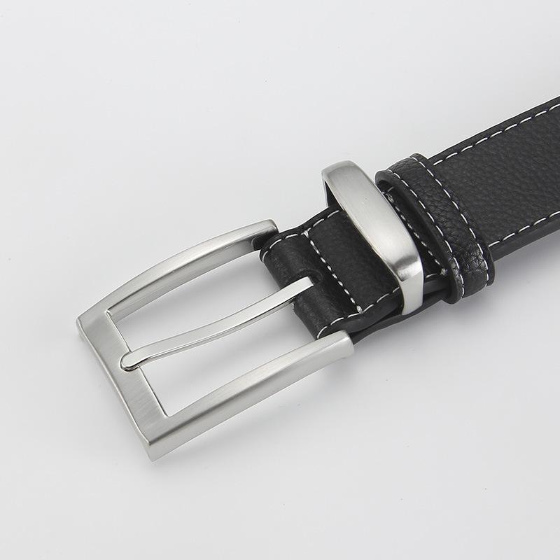 Microfiber Pin Buckle Belt for Men  Versatile Casual Cowhide Belt for Men  Belt for Men