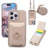 Crossbody Wallet with Card Holder Phone Case For iPhone 15 16 Pro Max 14 13 12 11 16E Lanyard Wrist Strap Leather Cover