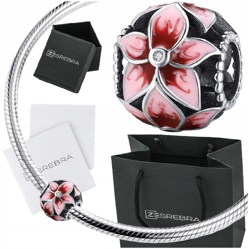 Magnolia Flower Charms 925 Bead Beads Charms Flowers Magnolias 925
