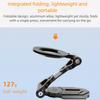 Portable Metal Phone Holder Stand Foldable Design Adjustable Viewing Angle For Smartphones Video Calls Home & Office Use