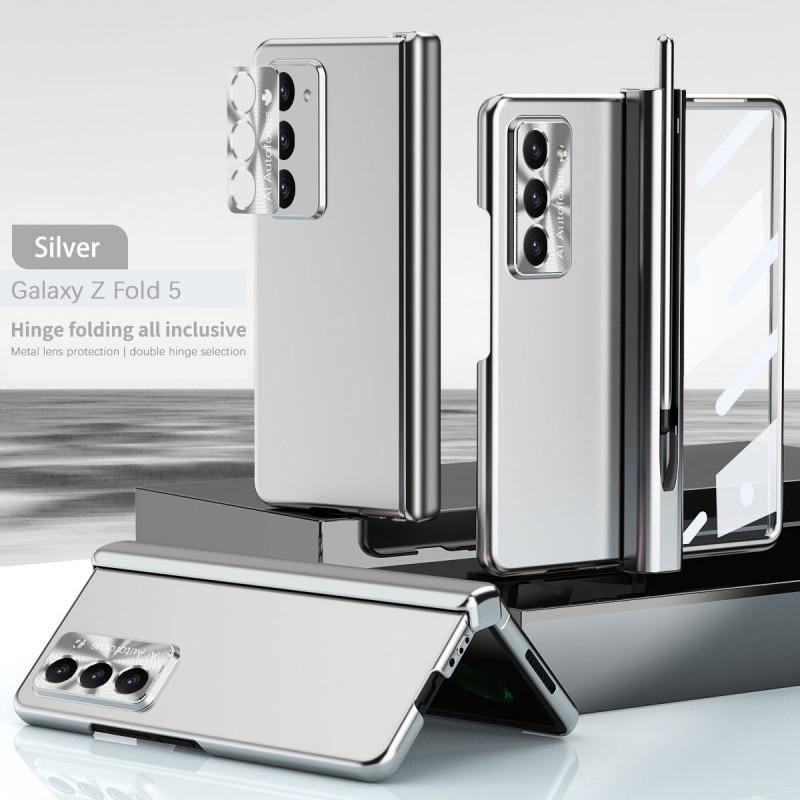 Galaxy Z Fold5 Case Magnetic Snap-On Full Cover Shockproof PC Protective Shell Foldable Phone