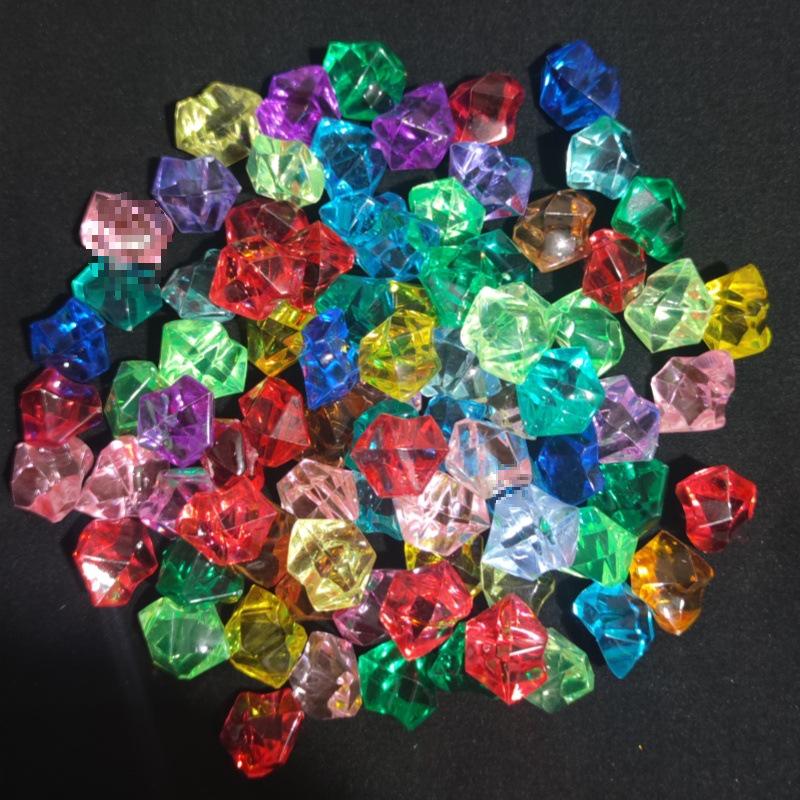 Glaçons transparents en acrylique de grande taille pour bijoux, accessoires photo et projets de bricolage