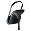 ZARA Comfortable Elegant Patent Leather Pointed Toe Open Back Stiletto High Heels 10cm Women high heels Black 2205510