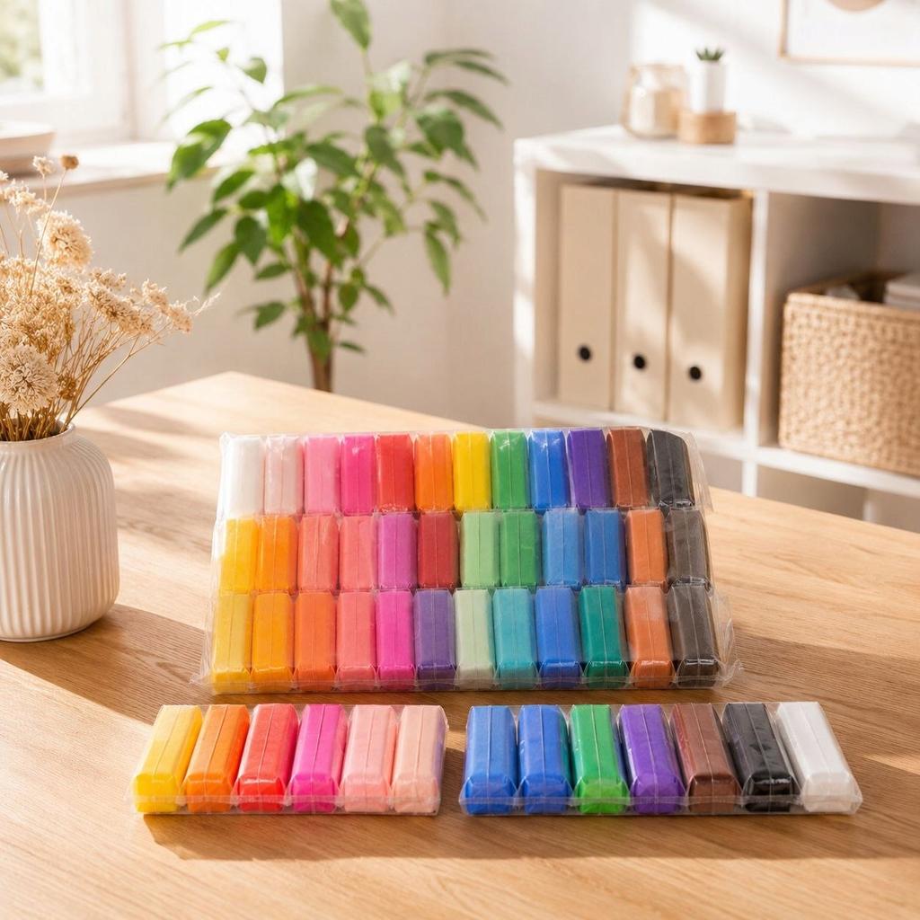 Schaumstoff-Set mit 36 Farben, weicher, kreativer Knete