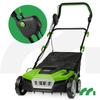 Electric Lawn Scarifier Aerator 45L Basket Working Width 38Cm
