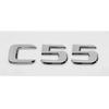 ABS Car Rear Trunk Emblem 3D Letters Tail Box Sticker Badge for Mercedes Benz C32 C36 C55 C63 C200 C220 C230 C Class W204 W205 KS6