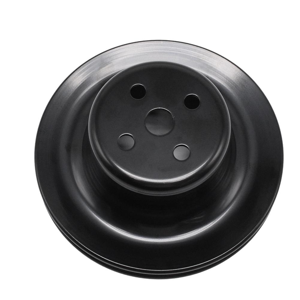 Řemenice vodní pumpy automobilu Jednoduchá 1 drážka Černá ocel Pro Ford Mustang 260 289 302 351W 1965-1969 V88970BK