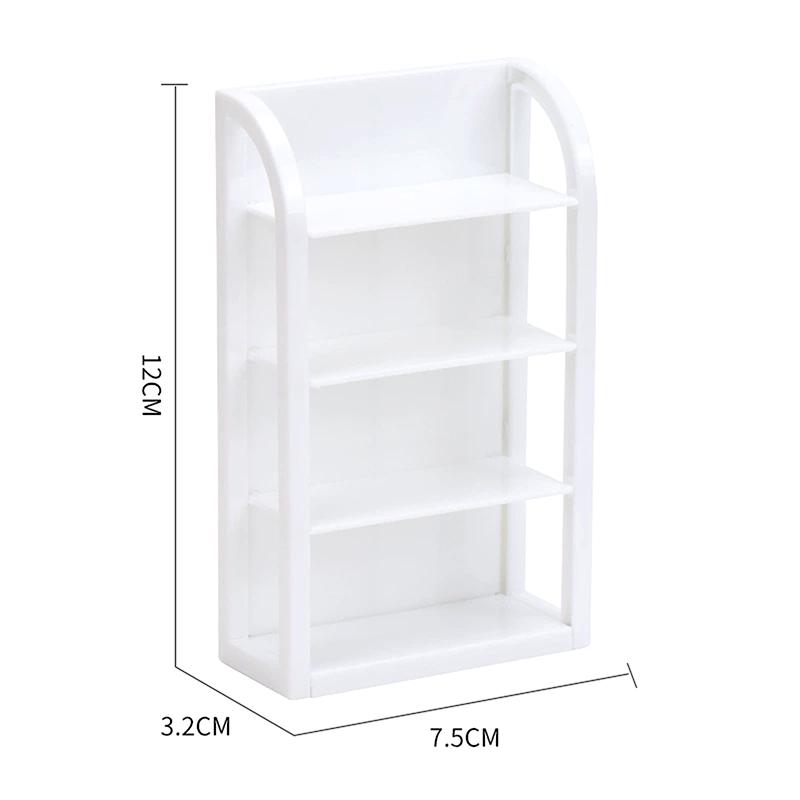 

1:12 Миниатюрная мебель для кукольного домика Стеллаж для хранения Хлебный стеллаж Стеллаж для ужина Пустая полка Мебель Домашняя модель Декор Игрушка Аксессуары для кукольного домика белый