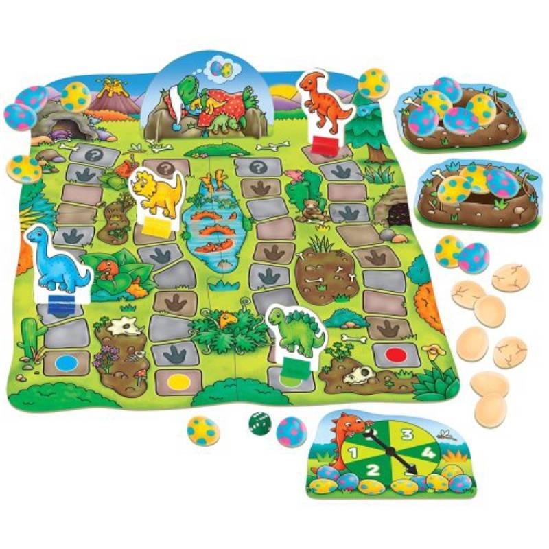 Orchard Toys Dinozaur Chrapanie Rozbijanie Planszowa Gra Edukacyjna dla Dzieci
