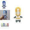 Entzückendes Castle Crashers Plüschtier Süße Doktor-Figur Weiche Stoffpuppe 26cm