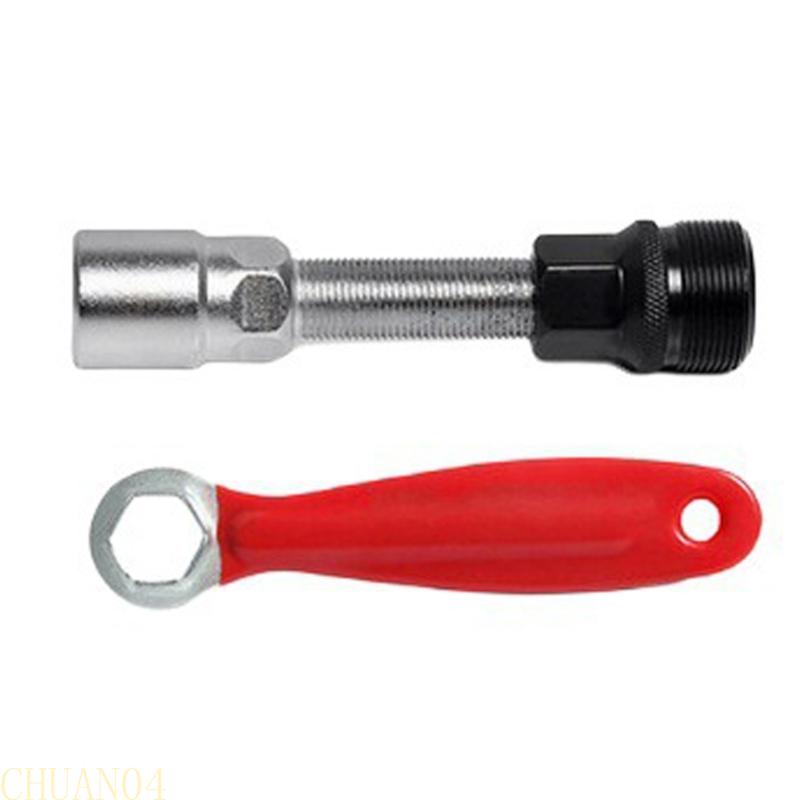 A1A2 Antislip Handle Bicycles Cranks Arm Puller Tool Professional Maintenances Tool for Cranks Arm Removal Tasks