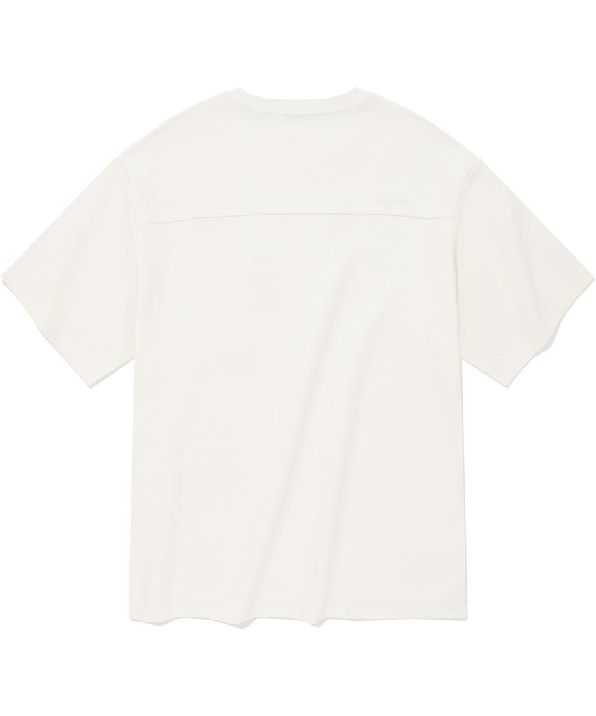 COVERNAT Round Pocket T-Shirt White