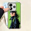 Anime Geto Suguru JUJUSU Plating Phone Case For Xiaomi Poco X5 X6 X7 X8 Pro Max F8 Ultra F7 M8 M7 M5S Redmi 15C 15 14C 13C 13 X3