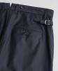 Bihebieo Summer Wool Classic Trousers D.Navy