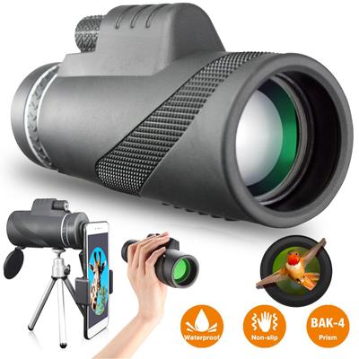 Vysoce výkonný monokulární dalekohled s dlouhým dosahem 1000 m s držákem telefonu Stativ pro smartphone Vodotěsný dalekohled se zoomem Dalekohledy pro slabé osvětlení Noční vidění dalekohled
