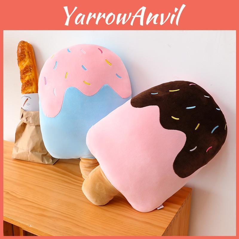 Adorable Ice Cream Cone Plush Pillow Soft Stuffed Toy For Cozy Home Decor And Comfort