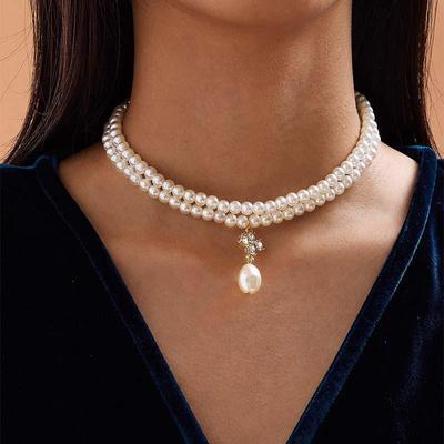 Damesmode Imitatie Parel Ketting - Europese & Amerikaanse Stijl Sleutelbeen Ketting