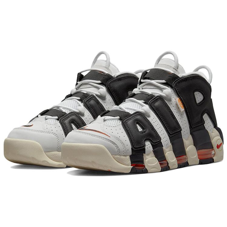 Nike Air More Uptempo Hoops Men Sneakers Grey Photon-Dust University-Red DX3356-001