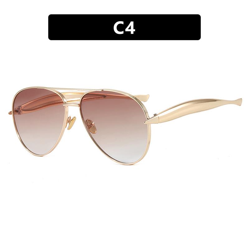 Luxury Designer Fashion Brand Sunglasses Women New Vintage Trendy Oversized Shades Glasses Summer Travel Outdoor Sunglasses