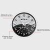 (Intim) 24-timers system dag- og nattur med lysende vanntett klokke Constellation Watch