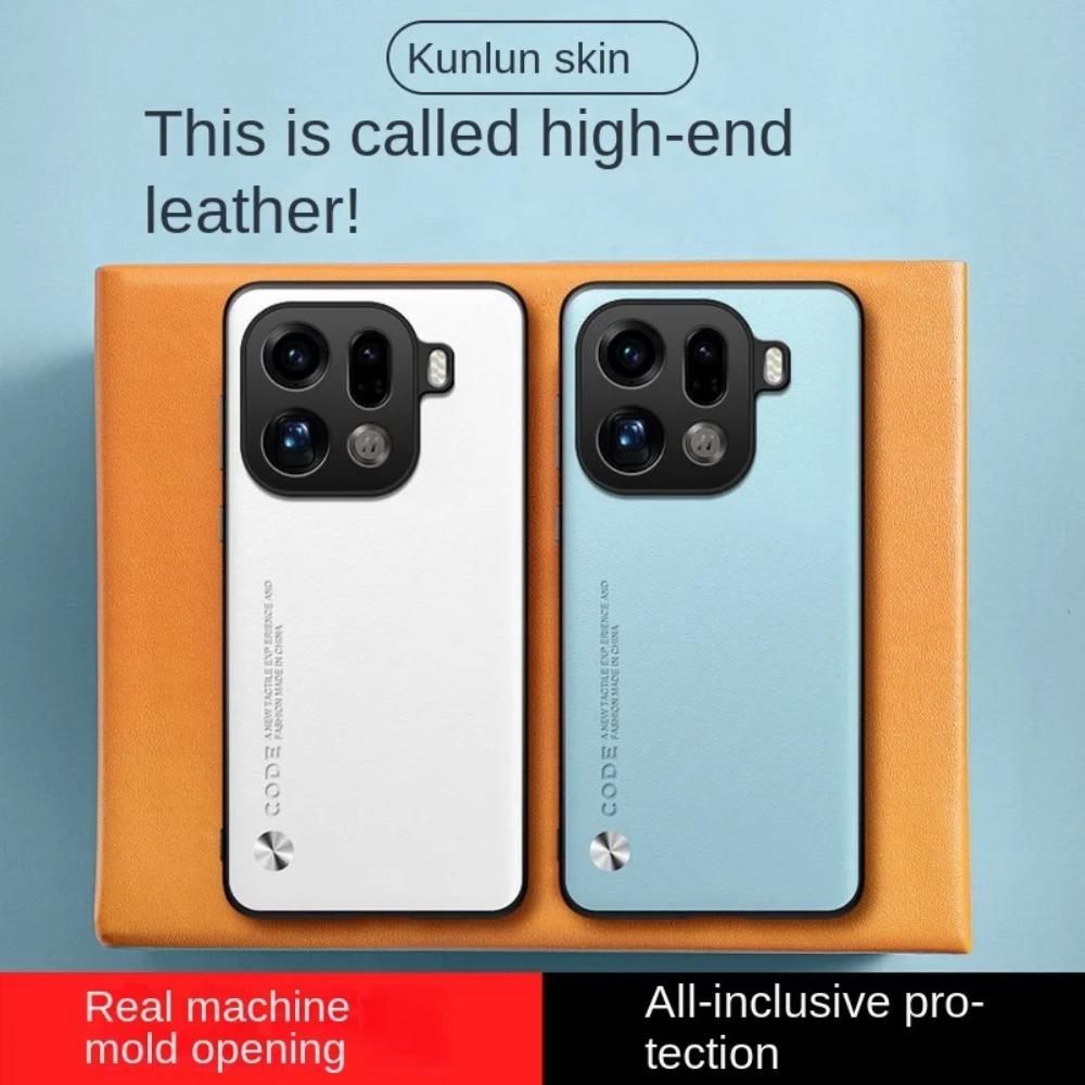 Business Minimalist Carbon Fiber Leather Case For OPPO Find X9 Pro X8 Ultra X8s Plus X7 X6 Matte Soft TPU Bumper Anti-drop Cover
