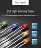 3mm High Brightness LED Light Beads - Red, Yellow, Blue, Green, Orange Diodes with Short Leads.