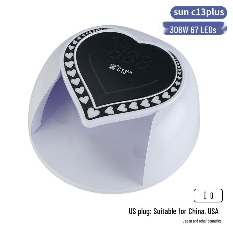 Dazzling 256W LED Nail Curing Lamp, Quick Dry Gel Lamp for Salon Use