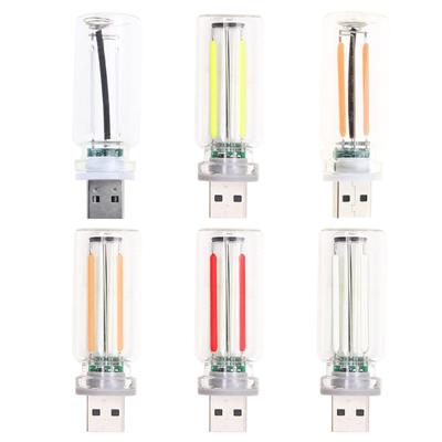 Mini LED Bulb Lamp for Car Bedroom USB Car Night Light Atmosphere Light LED Lighting Retro Inspired Auto Mood Lamps