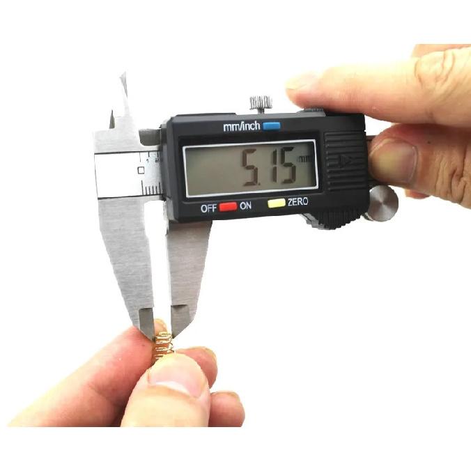 9mm x 8mm Vergoldte Kleine Feder für Taschenlampe Verpackt zu 100 Stück