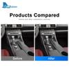 Real Soft Carbon Fiber Sticker For Lexus IS250 300 350 200T 2013-2018  Center Console Panel Cover Interior Trim  Accessories