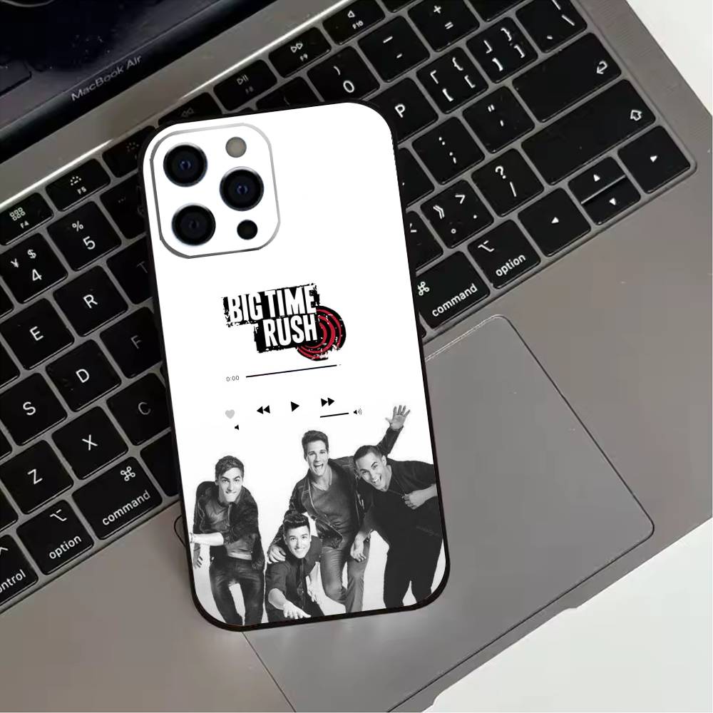 TV Drama B-Big Time Rush  Phone Case For iPhone 17,16,15,14,13,12,11 Plus,Pro Max,XS,Soft Silicone Black Cover