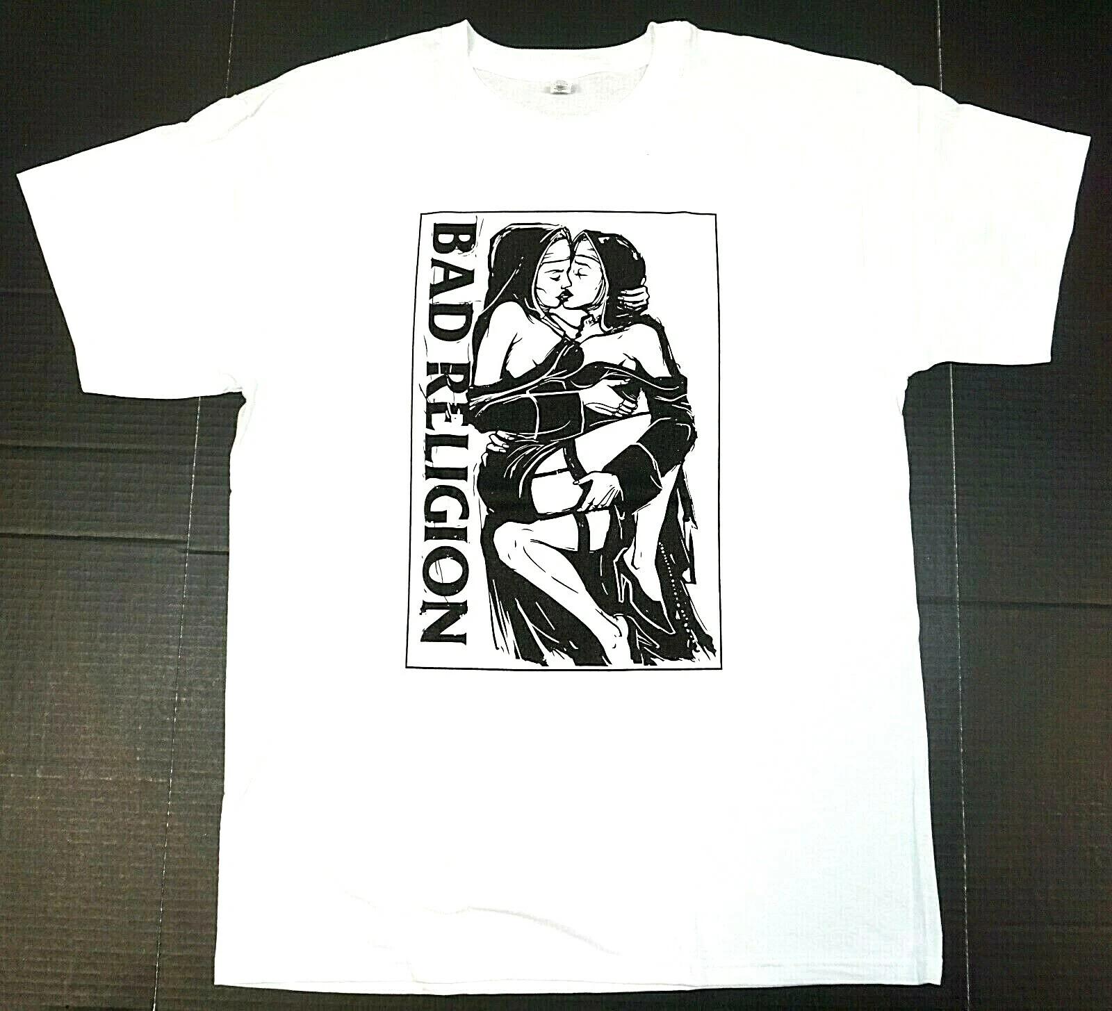 BAD RELIGION T-shirt LA Hardcore Punk Rock Band Adult Men s Tee New 2XL