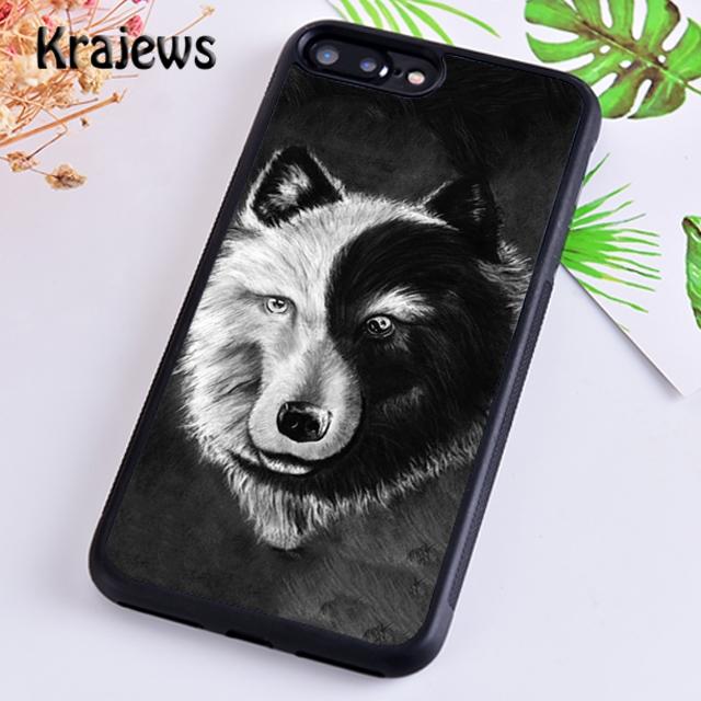 Howl of A Wolf Under The Moon pattern Phone Case Cover For iPhone 17 Air 16 15 14 plus 12 13 pro max