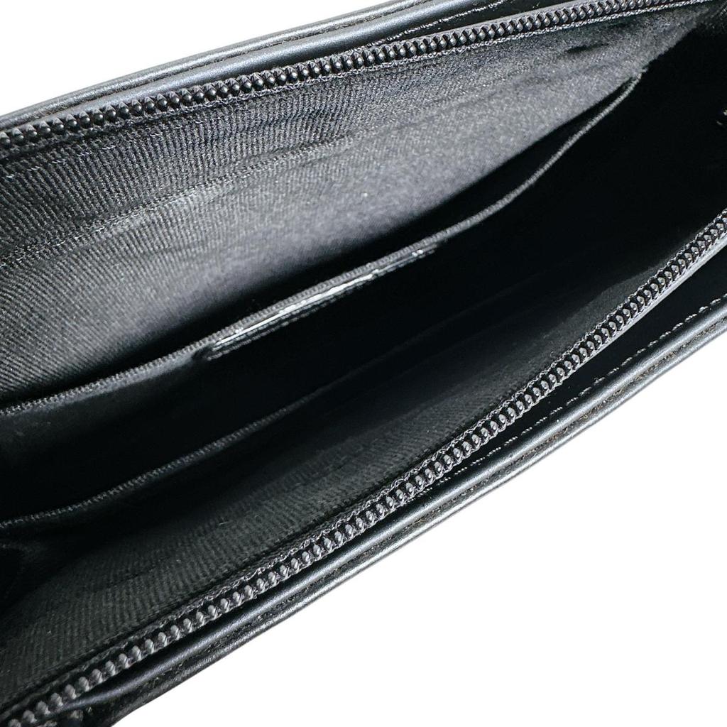 YUKIKO HANAI Plain Going Out Handbag Black Women Used